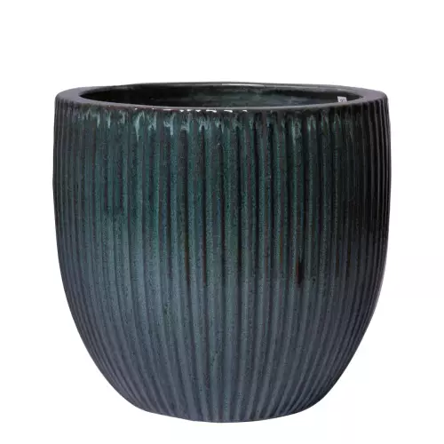 Donica ceramiczna PER MG zielony mech 50/45