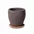Donica ceramiczna ABV SB szarobrązowy 27/25