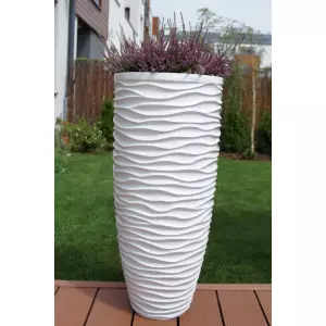 Donica 80 cm biały połysk D7087D/GIW