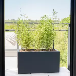 duża prostokątna donica na taras 100x50x50 cm