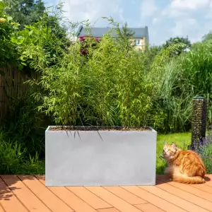 duża donica tarasowa 100 cm szary beton