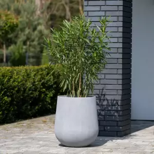 duża donica ogrodowa 65 cm szary beton