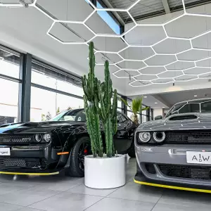 biała okrągła donica 60 cm