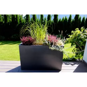 Donica na taras D272A w kolorze szary mat