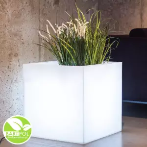 Podświetlana kwadratowa donice Pixel Pot M Light