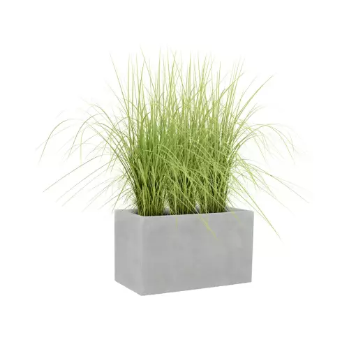 Trawy w donicy D272S w kolorze szarego betonu