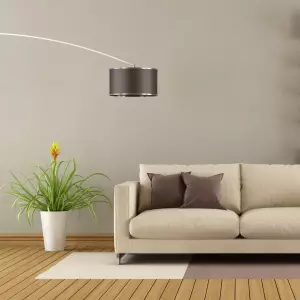 Okrągła donica do salonu biała