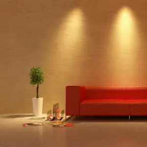 Biała nowoczesna donica do domu