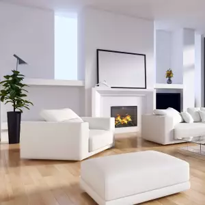 Czarna okrągła donica do nowoczesnego wnętrza