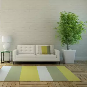 biała kwadratowa donica do bambusów