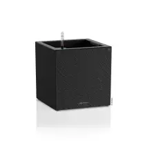 Donica Lechuza CANTO Slatestone Kostka 30 w kolorze ciemny szary