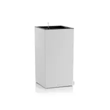 Donica Lechuza CANTO Slatestone Kolumna 40 w kolorze jasny szary