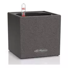 Donica Lechuza Canto Stone 14 w kolorze grafitowy czarny