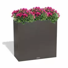 Donica Lechuza CANTO Stone 80 grafitowy czarny