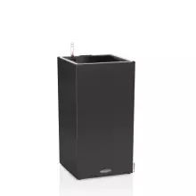 Donica Lechuza CANTO Stone Kolumna 30 LED grafitowy czarny