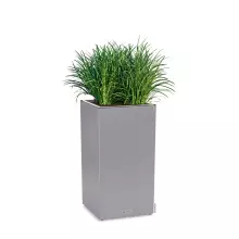 Donica Lechuza CANTO Stone Kolumna 30 LED szary kamienny