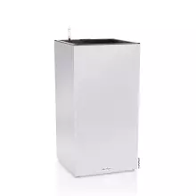 Donica Lechuza CANTO Stone LED Kolumna 40 biały kwarcowy