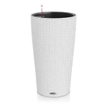 Donica Lechuza Cilindro Cottage 32 kolor biały