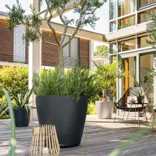 Donica Lechuza CLASSICO Color 70 szary łupek