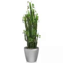 Doniczka Lechuza CLASSICO LS 35/33 srebrny metalik