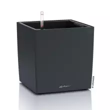 Donica Lechuza CUBE Color 30 w kolorze szaryDonica Lechuza CUBE Color 30 szary łupek łupek