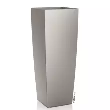 Donica Lechuza CUBICO ALTO srebrny metalik