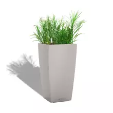 Donica Lechuza CUBICO Color 40/40/75 piaskowy brąz