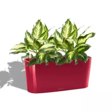 Doniczka Lechuza Delta 20 40/15/18 czerwony scarlet połysk