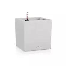 Donica Lechuza CANTO Stone Kostka 30 biały kwarcowy