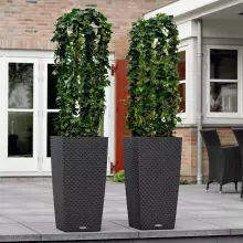 Donica Lechuza CUBICO Cottage 40/40/75 granit