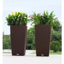 Donica Lechuza CUBICO Cottage 40/40/75 mokka