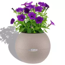 Doniczka Lechuza PURO Color 20 piaskowy brąz