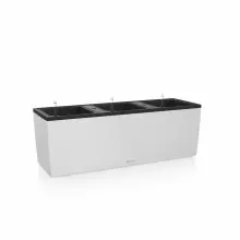 Donica Lechuza TRIO Stone 30 biały kwarcowy