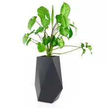 Donica z polietylenu VOLCANO 80 antracyt