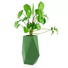 Donica z polietylenu VOLCANO 80 limonka