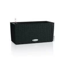 Doniczka Lechuza BALCONERA Cottage 40 grafitowy czarny