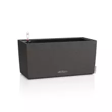 Doniczka Lechuza Balconera Stone 40 w kolorze grafitowy czarny