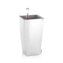 Doniczka do Storczyka Mini-Cubi w kolorze biały połysk