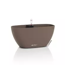 Doniczka Lechuza NAVIO Color 10 muszkatołowy brąz