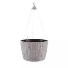 Doniczka Lechuza NIDO Cottage kolor piaskowy brąz