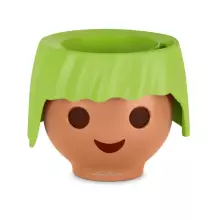 Doniczka dla dzieci Lechuza OJO w kolorze turkusowym