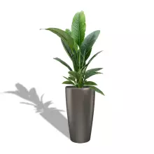 Donica Lechuza RONDO 32/56 antracyt metalik