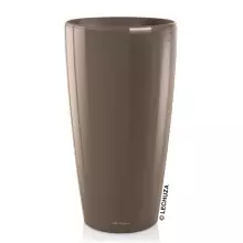 Donica Lechuza Rondo 32 w kolorze taupe połysk