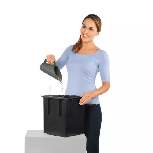 Miarka do podloża Lechuza 1l szara