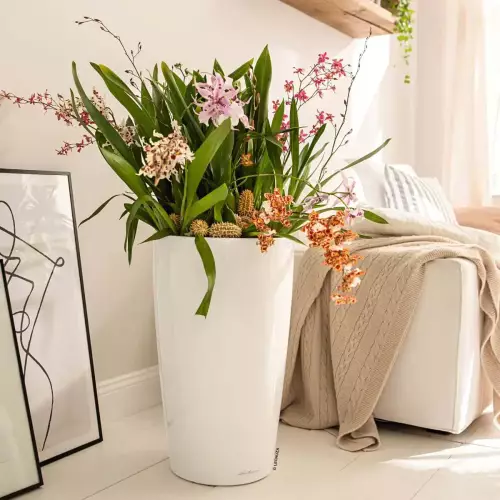 Lechuza Rondo 40 w kolorze biały połysk