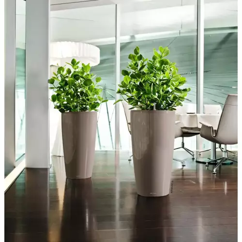 Donice Lechuza Rondo 40 taupe