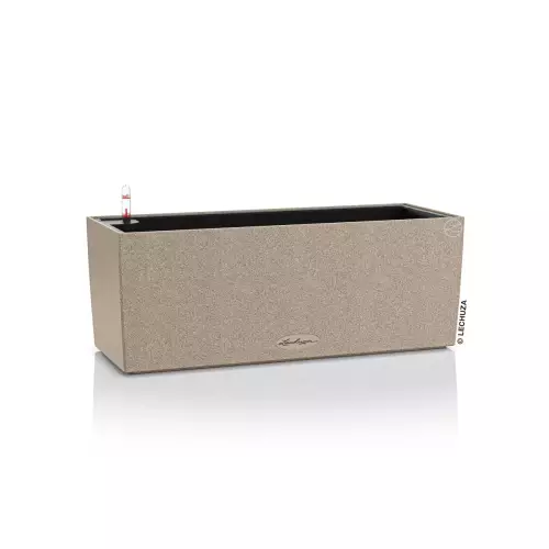 Doniczka Lechuza Balconera Stone 50 w kolorze piaskowy beż