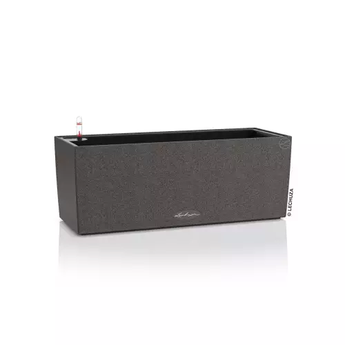 Doniczka Lechuza Balconera Stone 50 w kolorze grafitowy czarny