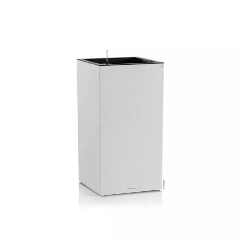 Donica Lechuza CANTO Slatestone Kolumna 40 w kolorze jasny szary