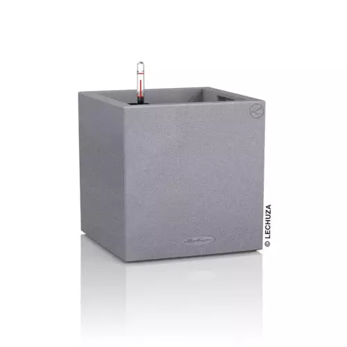 Donica Lechuza CANTO Color Kostka 30 w kolorze szarym